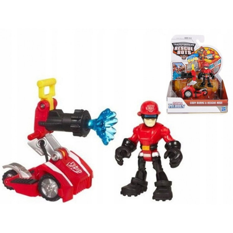 Transformers Hasič Cody Burns s vozidlom